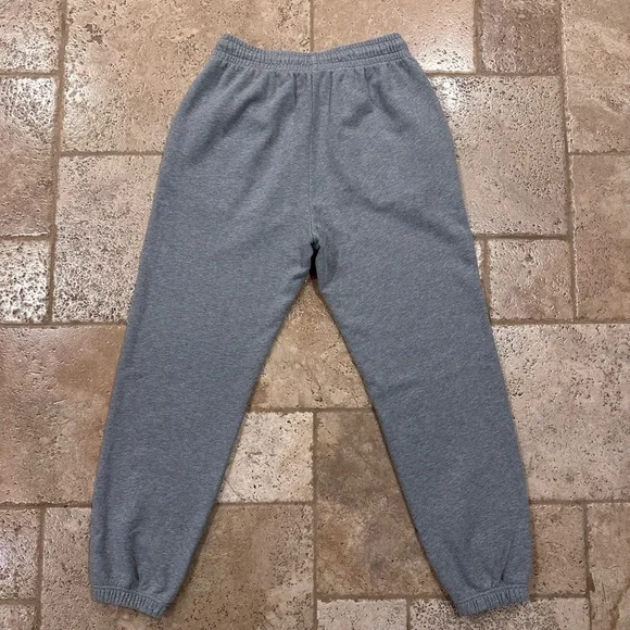 Celine x Hedi Slimane Embroidered Logo Grey Sweatpant Joggers